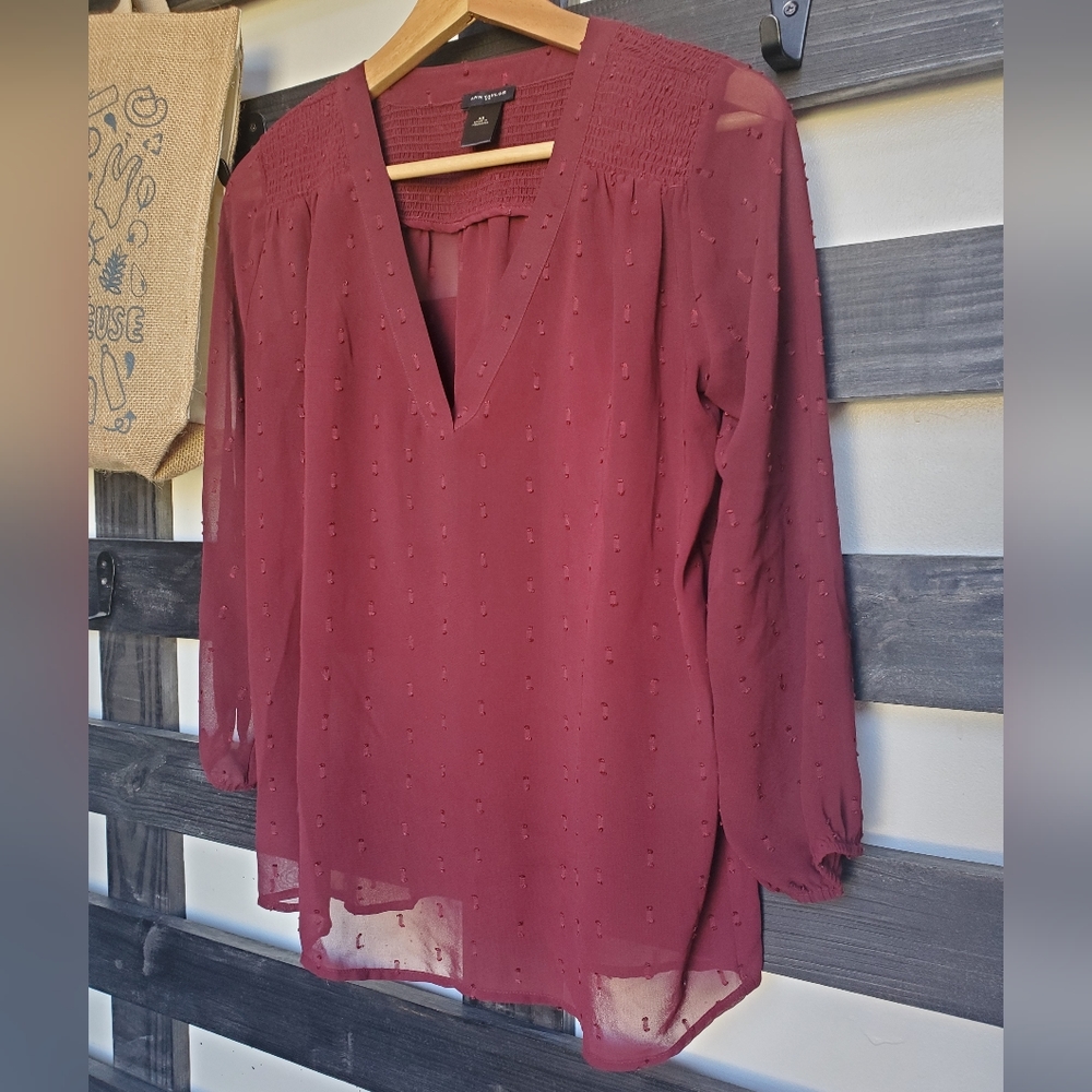 Ann Taylor Long Sleeve Blouse